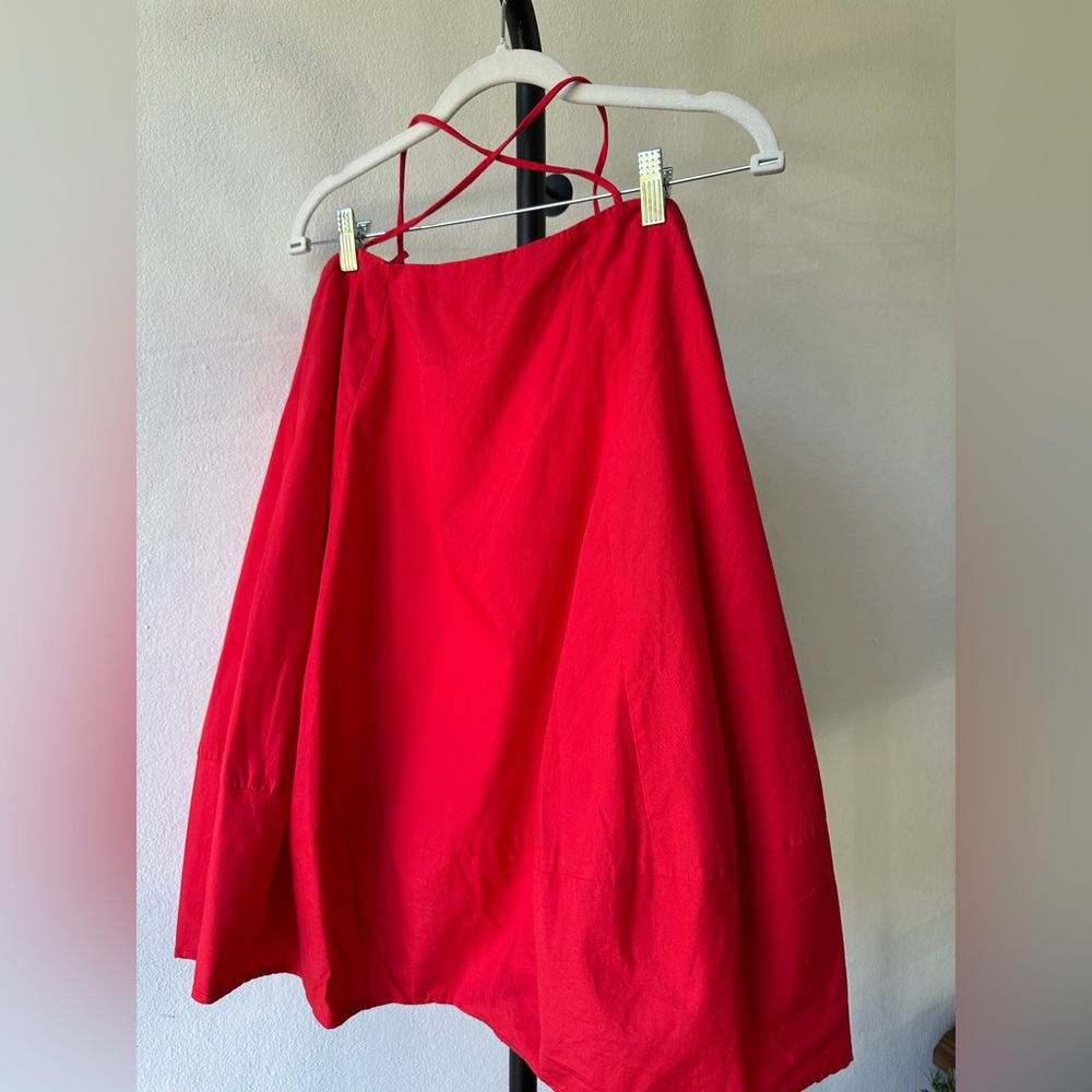 Valija Bubble Dress in Red